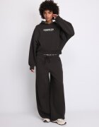 Stradivarius Pantaloni Jogger Cu Detaliu Tip Boxer Maro Xs