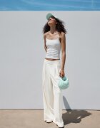 Stradivarius Pantaloni Jogger Light Tech Cu Talie Elastică Piatră S