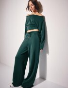 Stradivarius Pantaloni Jogger Palazzo Fini La Atingere Kaki S