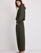 Stradivarius Pantaloni Tip Parachute În Carouri Kaki Xxs