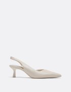 Stradivarius Pantofi Cu Toc De Bază Crem 38