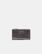 Stradivarius Portofel De Bază Cu Aspect De Piele De Crocodil Gri Marengo Os