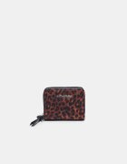 Stradivarius Portofel Și Port-Card Cu Imprimeu Leopard Maro Os