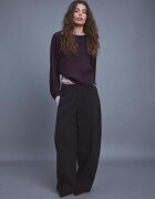 Stradivarius Pulover Cu Mânecă Raglan Vinete S