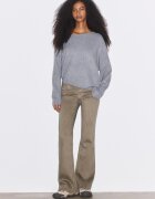 Stradivarius Pulover Din Tricot Asimetric Gri Xs