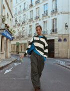 Stradivarius Pulover Din Tricot Cu Fermoar Kaki M