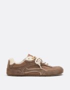 Stradivarius S009 Pantofi Sport Barefoot Detalii Piele Maro 35