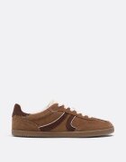 Stradivarius S011 Pantofi Sport Retro Din Piele Maro 40