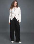 Stradivarius Sacou Jacquard Ecru Xs