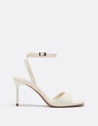 Stradivarius Sandale Cu Toc Stiletto Crem 35