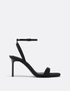 Stradivarius Sandale Cu Toc Stiletto Negru 41