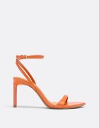 Stradivarius Sandale Cu Toc Stiletto Portocaliu 35