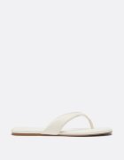 Stradivarius Sandale Plate Tip Thong Crem 36