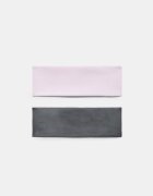Stradivarius Set 2 Benzi De Blană Roz Pastel Os