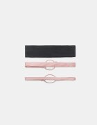 Stradivarius Set 3 Benzi De Blană Elastice Sport Roz Pastel Os