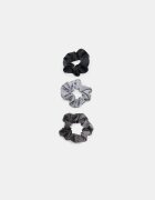 Stradivarius Set 3 Elastice De Păr Cu Efect Satinat Gri Mediu Os