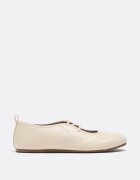 Stradivarius Sneakeri Cu Bandă Elastică Crem 40