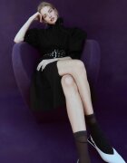 Stradivarius Trench Cu Mâneci Voluminoase Negru Xs