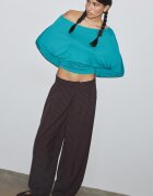 Stradivarius Tricou Asimetric Cu Efect De Brâu Truquesa L