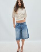 Stradivarius Tricou B08 Cu Mânecă Scurtă Japoneză Piatră S
