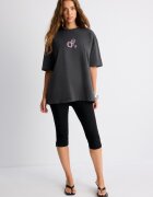 Stradivarius Tricou Cu Grafică Olivia Rodrigo Gri Marengo M