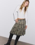 Stradivarius Tricou Cu Mâneci Alb Xl