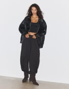 Stradivarius Tricou Din Poliamidă Negru M