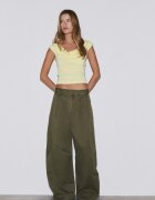Stradivarius Tricou Fără Mâneci Multipoziție Galben Pastel M