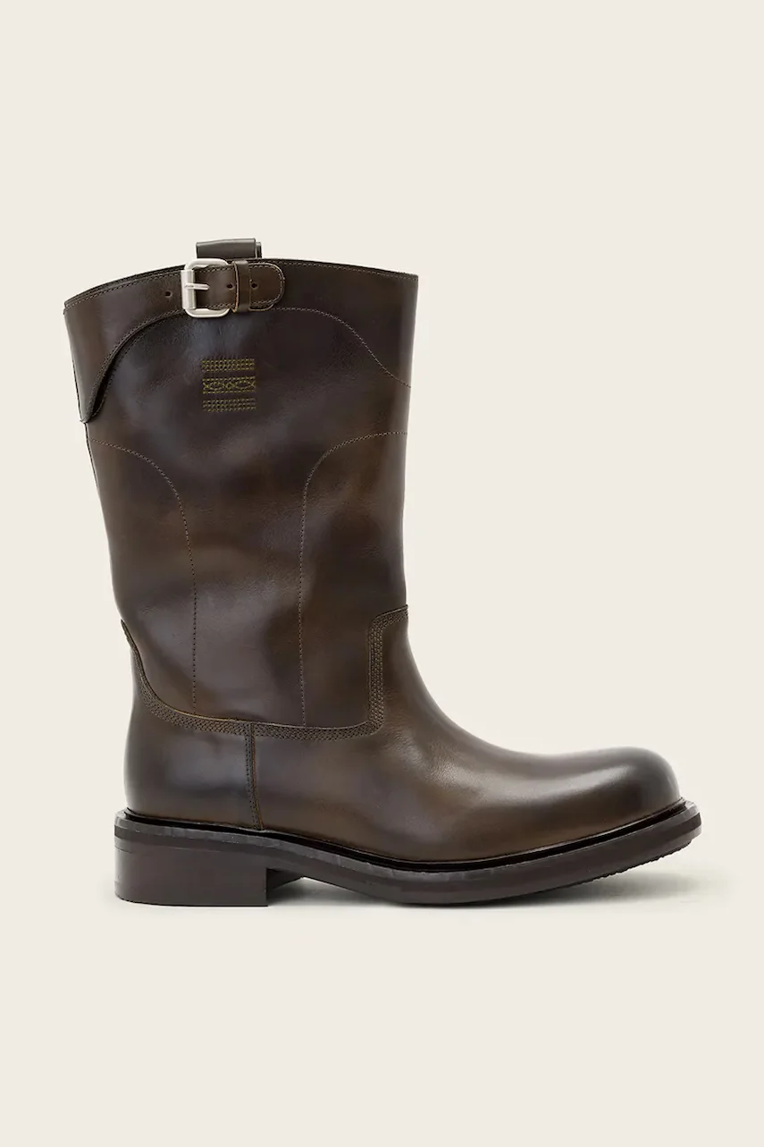 AllSaints botine pentru femei din piele Morris Pull On Boot