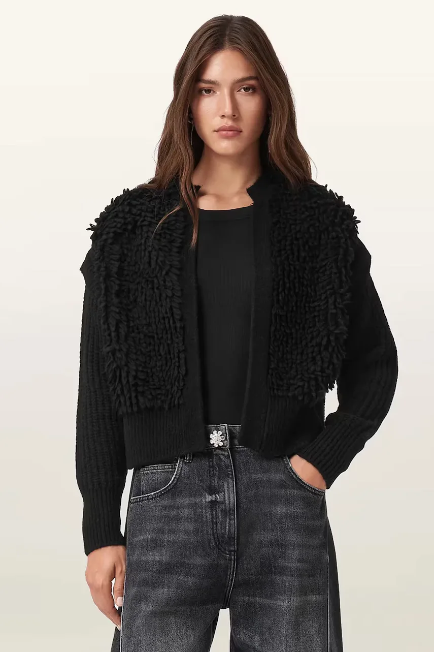 AllSaints cardigan din amestec de lână ELIAS