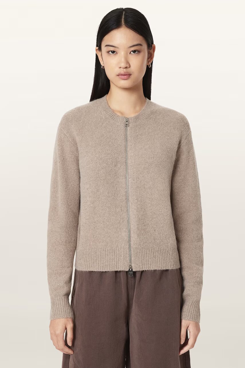 AllSaints cardigan pentru femei cu amestec de lână EFFIE