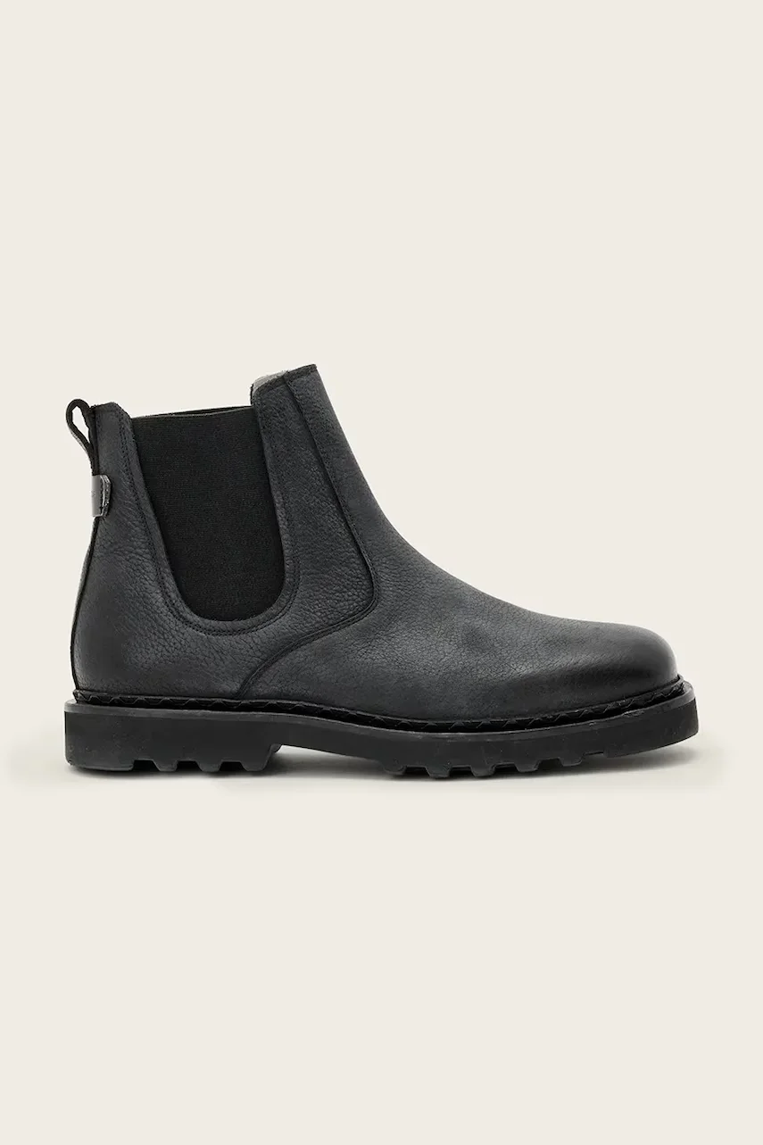 AllSaints ghete scurte pentru bărbați din piele Skiff Chelsea Boot