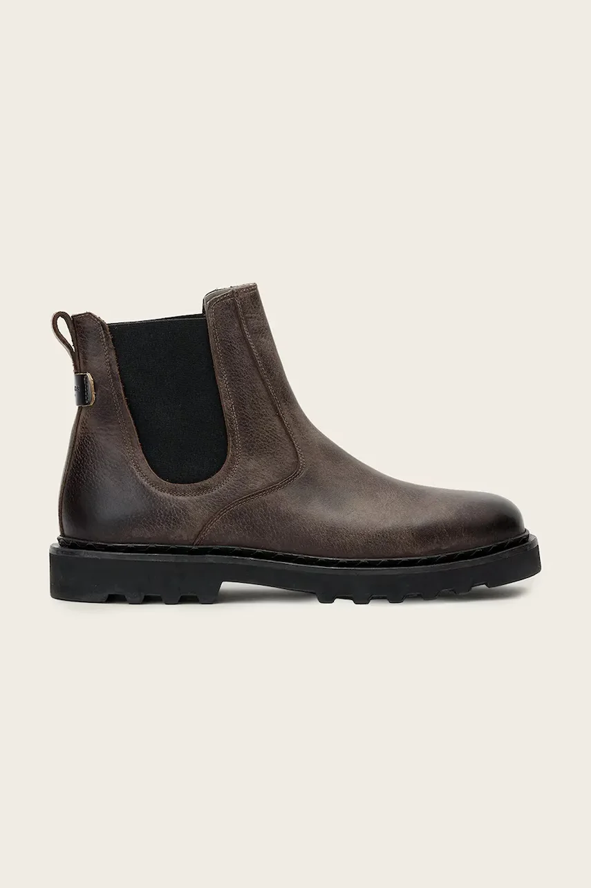 AllSaints ghete scurte pentru bărbați din piele Skiff Chelsea Boot