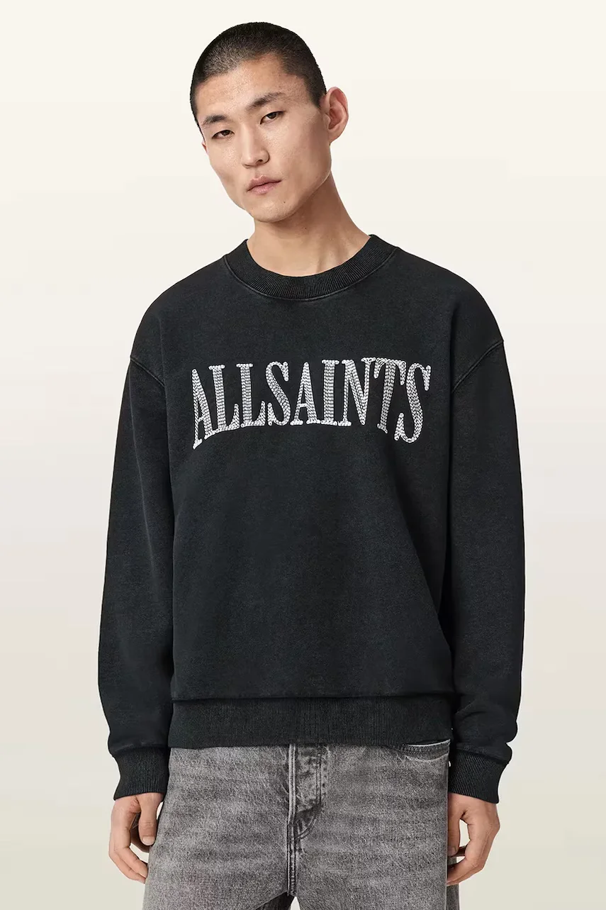AllSaints hanorac pentru bărbați din bumbac DASH