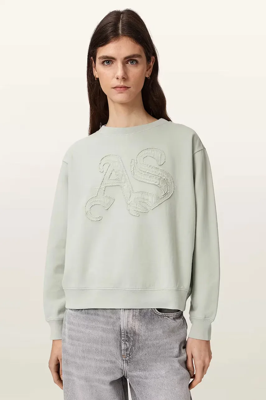 AllSaints hanorac pentru femei din bumbac INSIGNIA