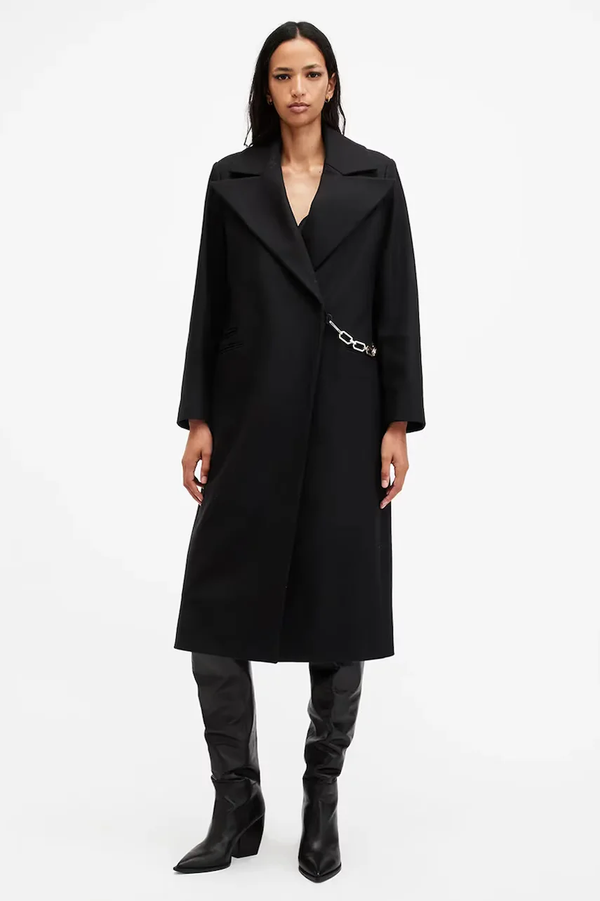 AllSaints palton de lana SIMONE