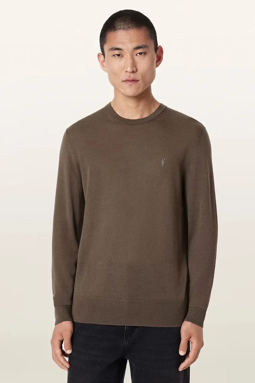 AllSaints pulover pentru bărbați din lână merino