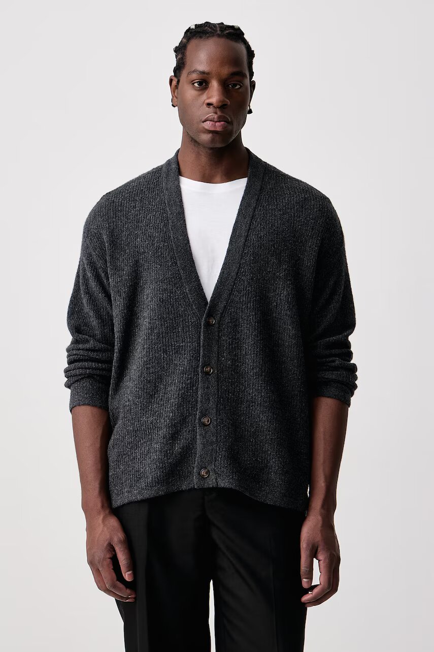 American Vintage cardigan pentru bărbați cu amestec de lână