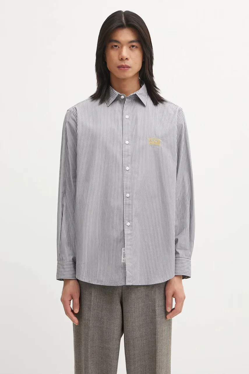 Aries cămașă din bumbac Stripe Poplin Classic