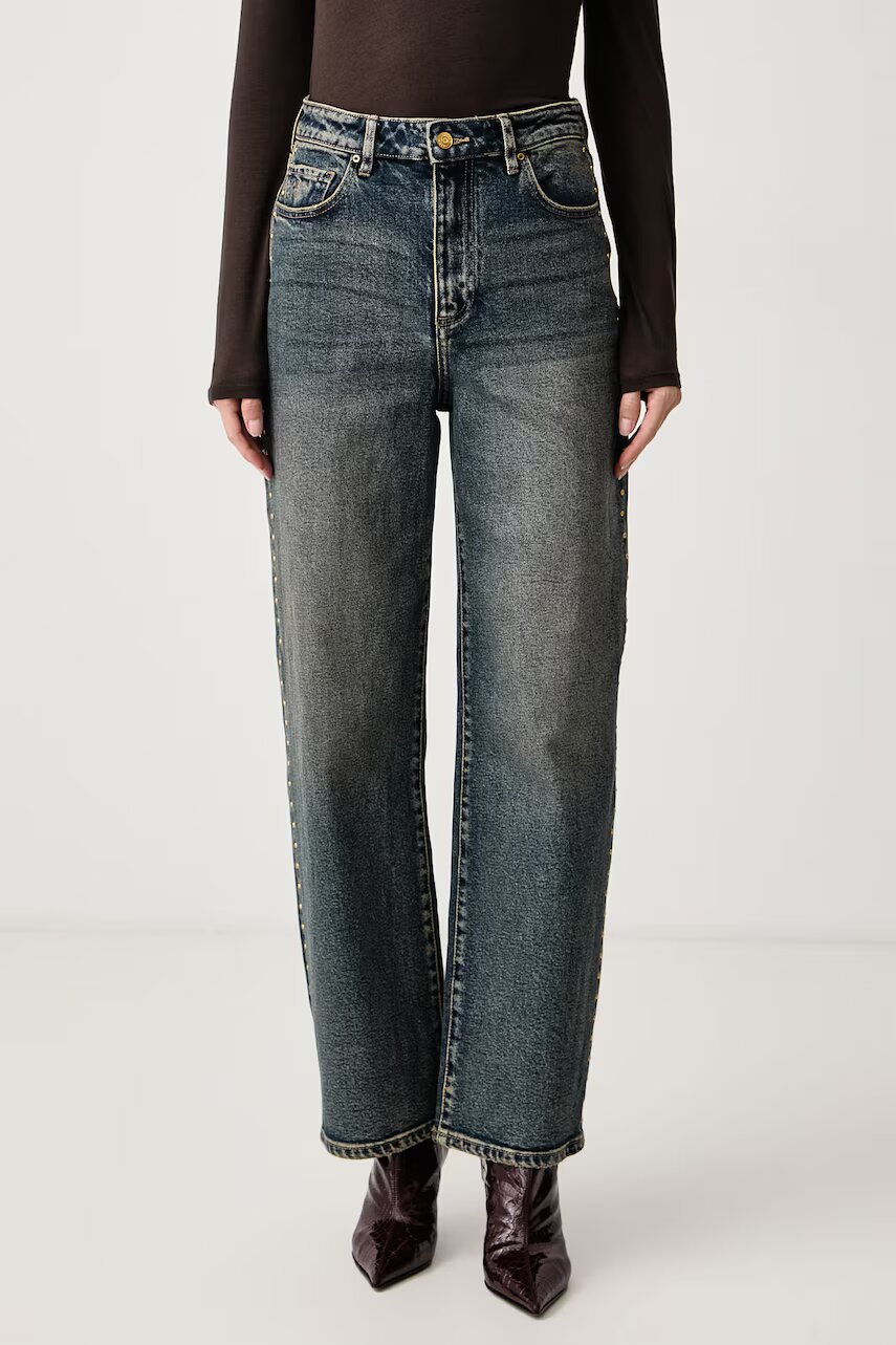 Armani Exchange blugi mom fit pentru femei