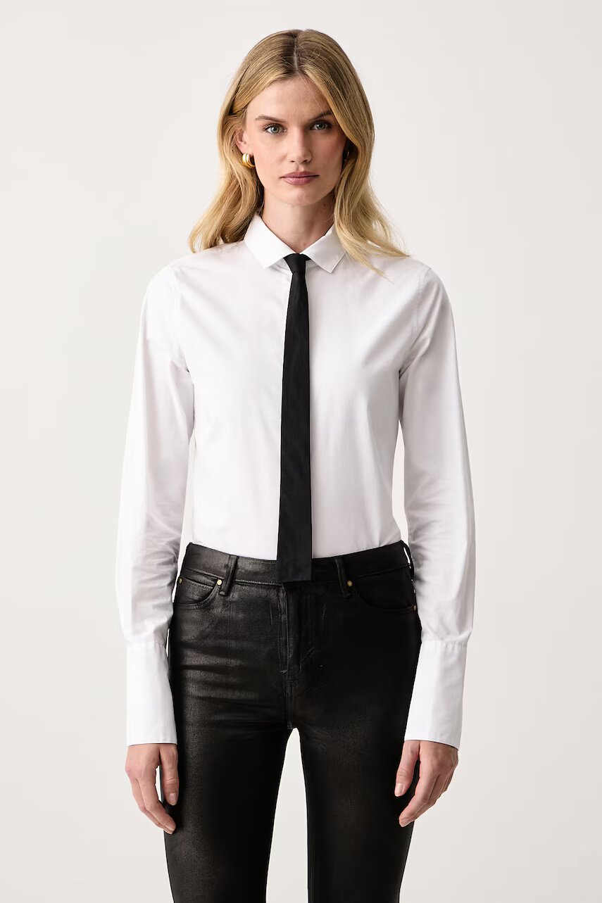 Armani Exchange cămașă de damă din bumbac