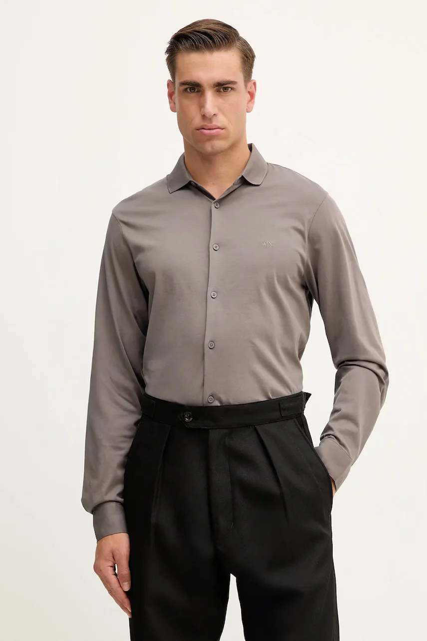 Armani Exchange cămașă din bumbac