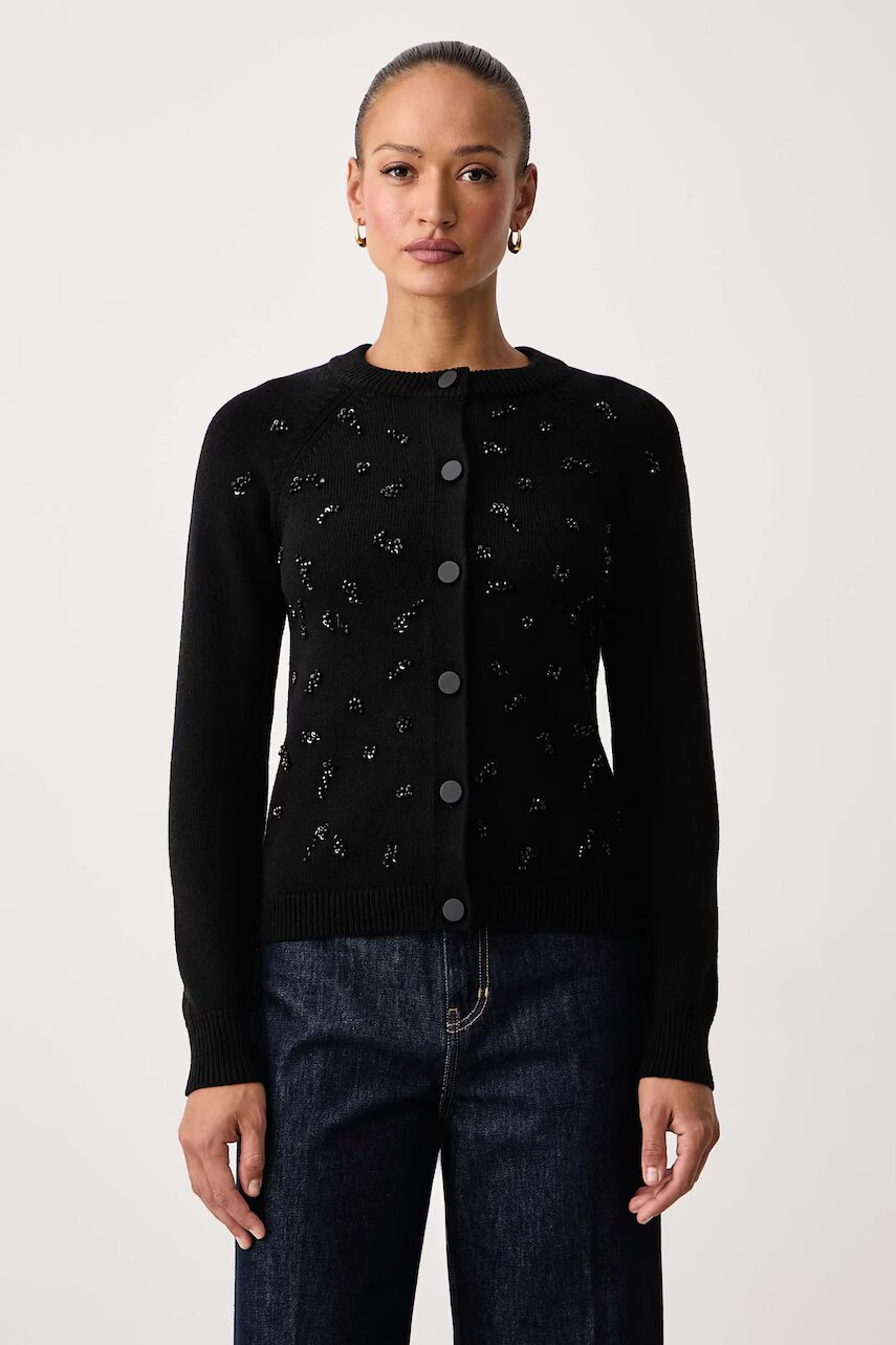 Armani Exchange cardigan pentru femei cu vâscoză