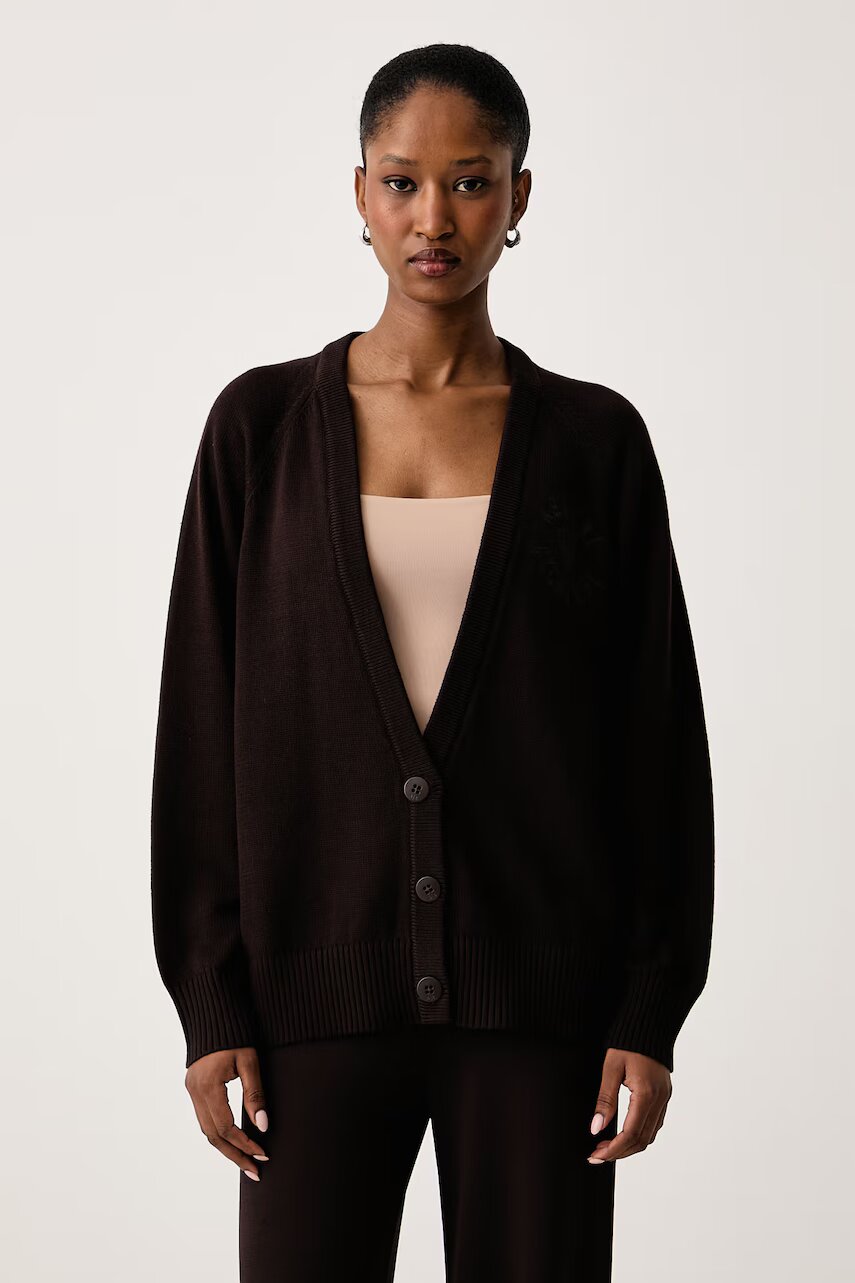 Armani Exchange cardigan pentru femei din bumbac