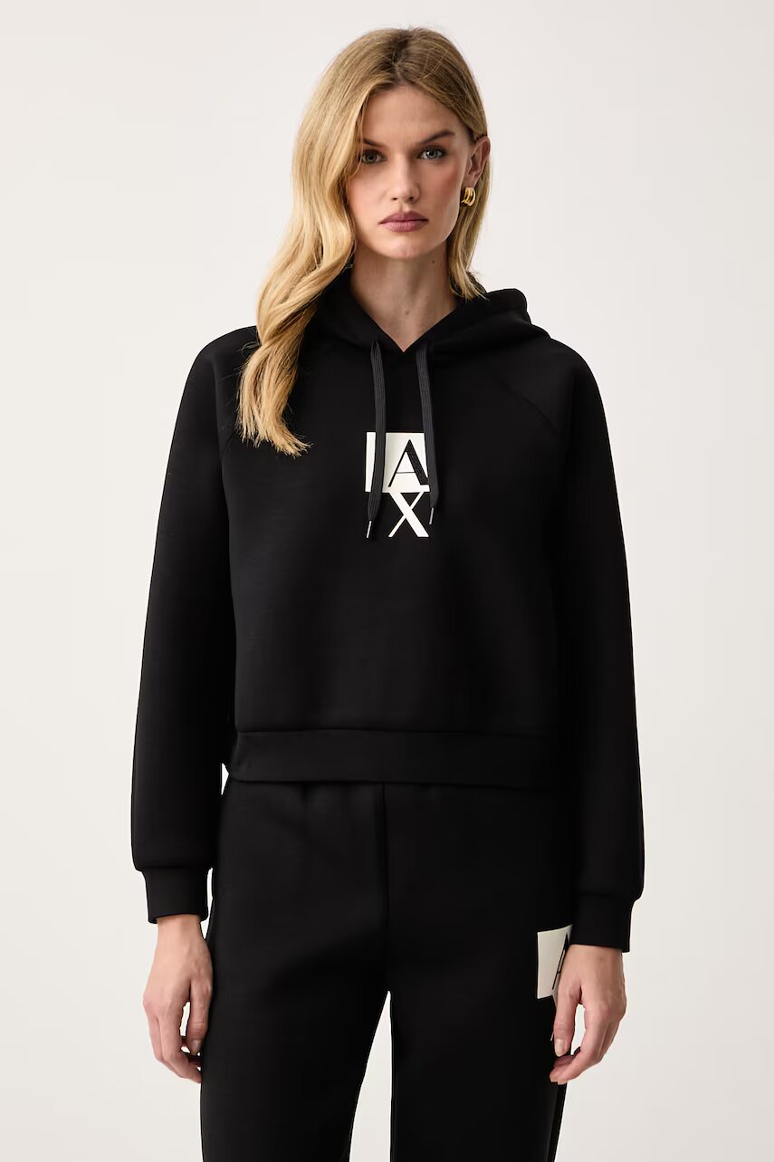 Armani Exchange hanorac cu glugă pentru femei