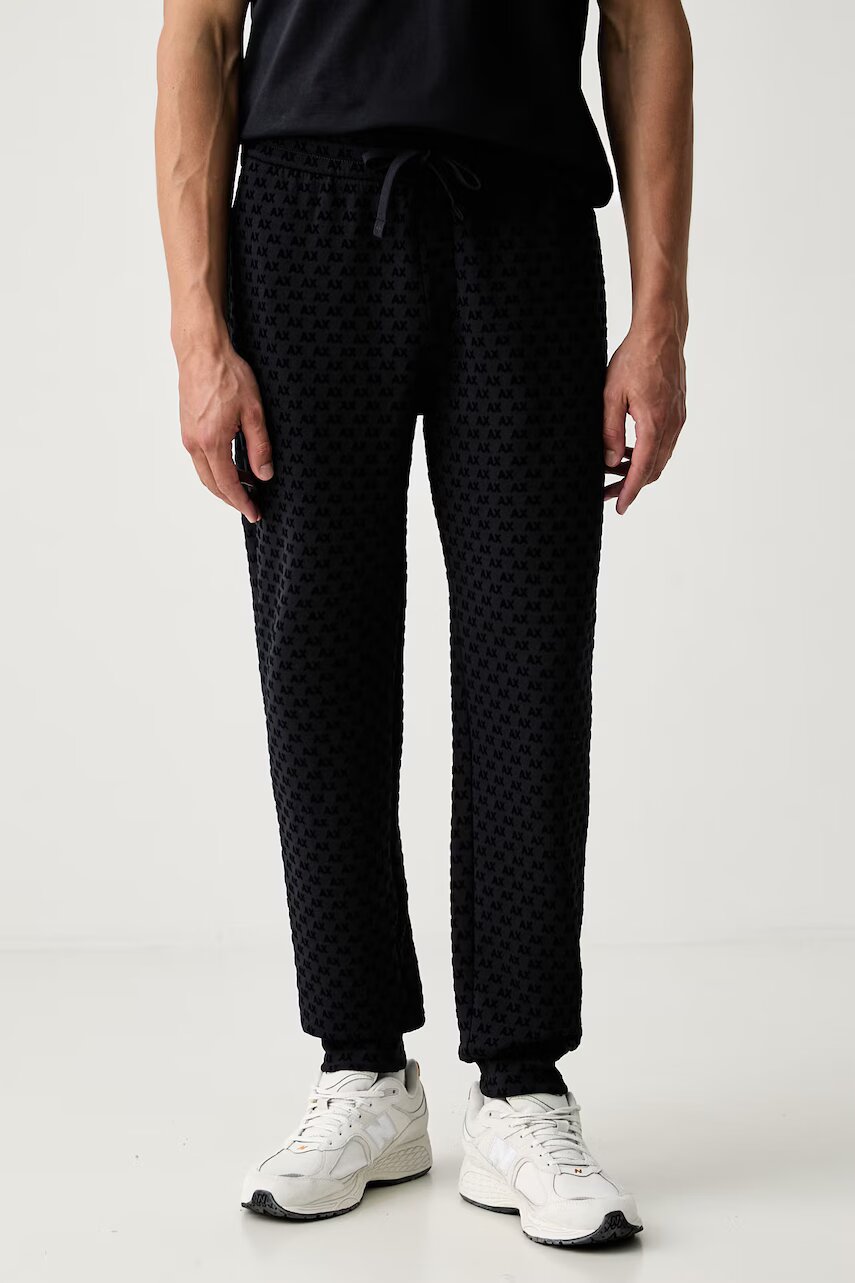 Armani Exchange pantaloni de trening pentru bărbați cu bumbac