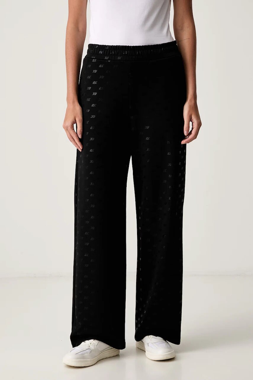Armani Exchange pantaloni de trening pentru femei cu bumbac