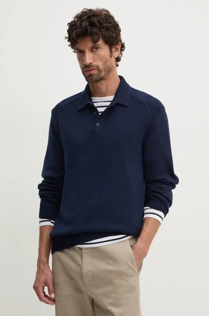 Armani Exchange pulover din amestec de lana