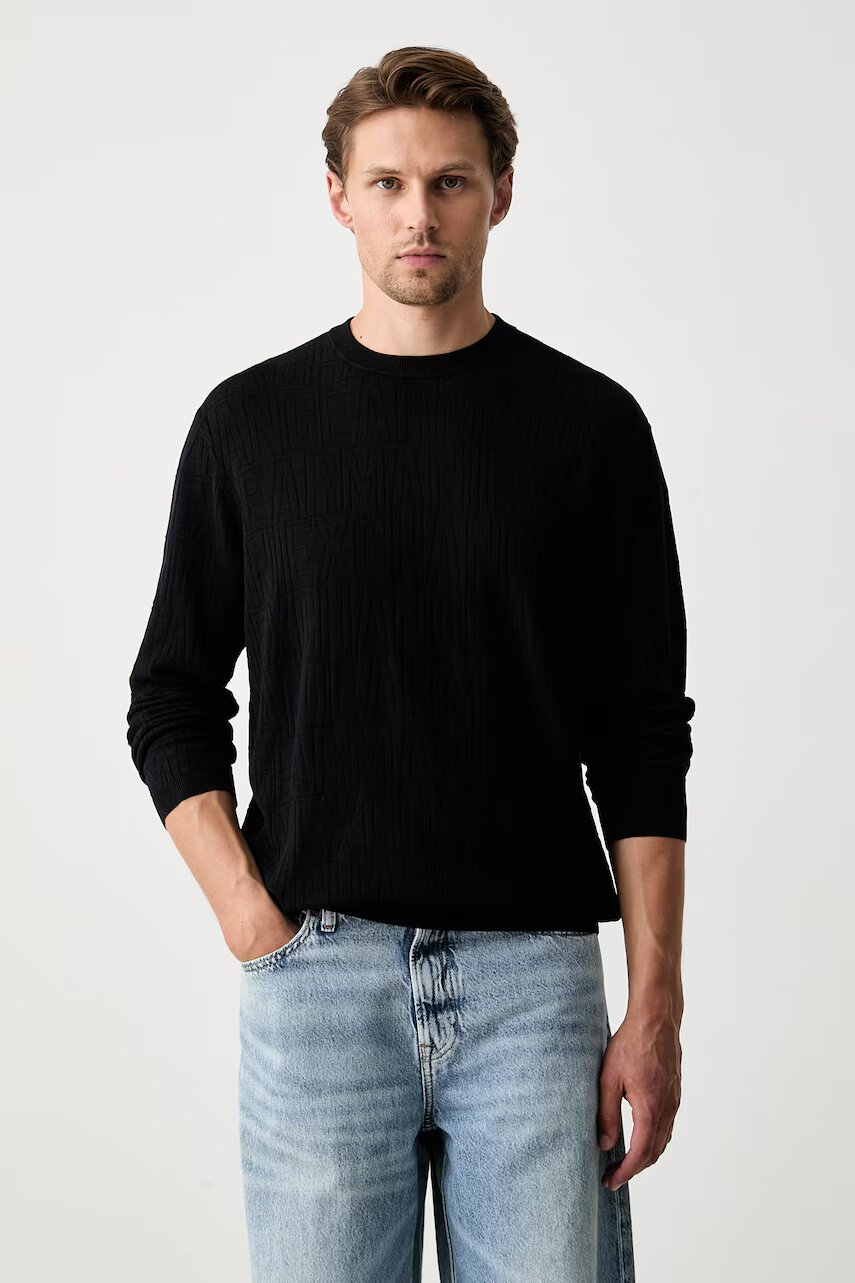 Armani Exchange pulover pentru bărbați cu vâscoză
