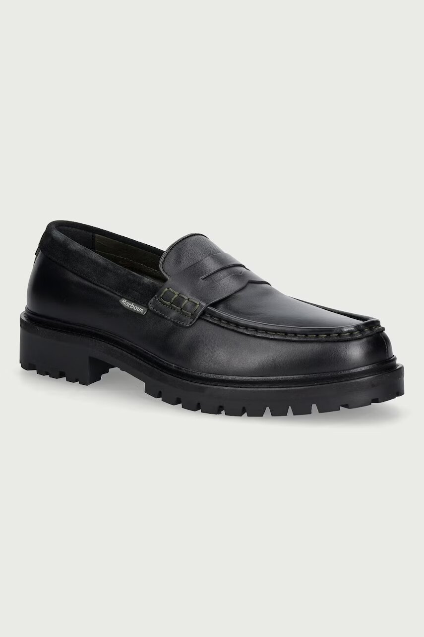 Barbour mocasini pentru bărbați din piele Croxton